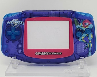 Metroid Fusion custom Nintendo Gameboy Advance shell housing gba