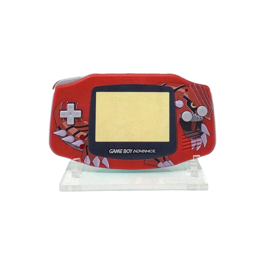 Pokemon Ruby Groudon Custom Nintendo Gameboy Advance Shell Housing Gba ...