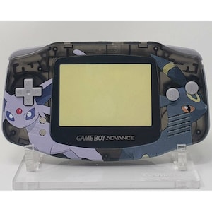 Umbreon and Espeon custom Nintendo Gameboy Advance shell housing gba