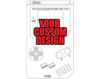 Your custom design Nintendo DMG Gameboy shell diy