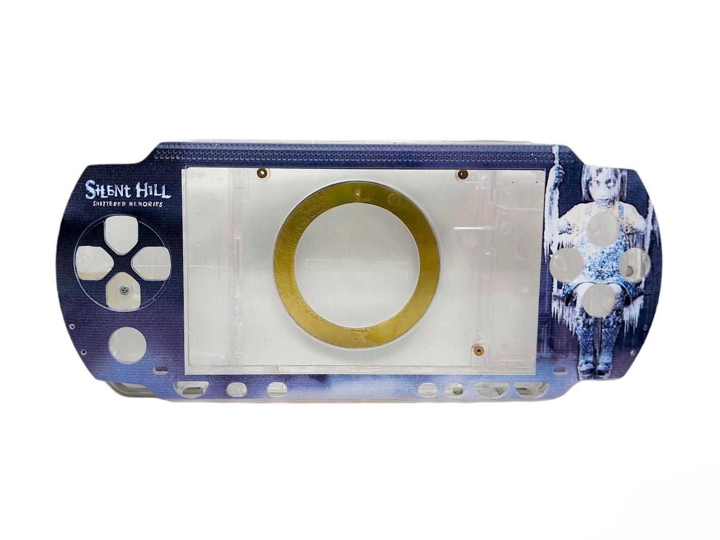 Sony PSP-3000 Playstation Portable – Clear Orange Custom Shell – Region Free