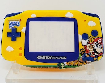 Super Mario Bros 3 custom Nintendo Gameboy Advance shell housing gba