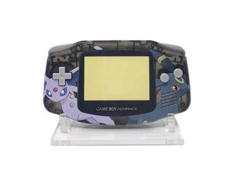 Carcasa personalizada para Gameboy Advance de Umbreon y Espeon (GBA)