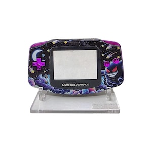 Pokemon Gengar Night Sky custom Nintendo Gameboy Advance-behuizing