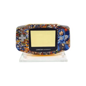 Megaman custom Nintendo Gameboy advance shell housing gba