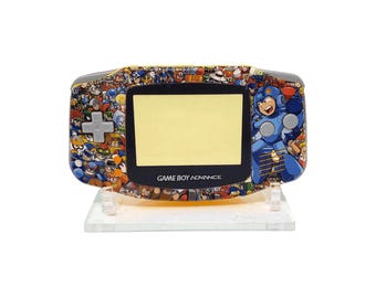 Megaman custom Nintendo Gameboy advance shell housing gba