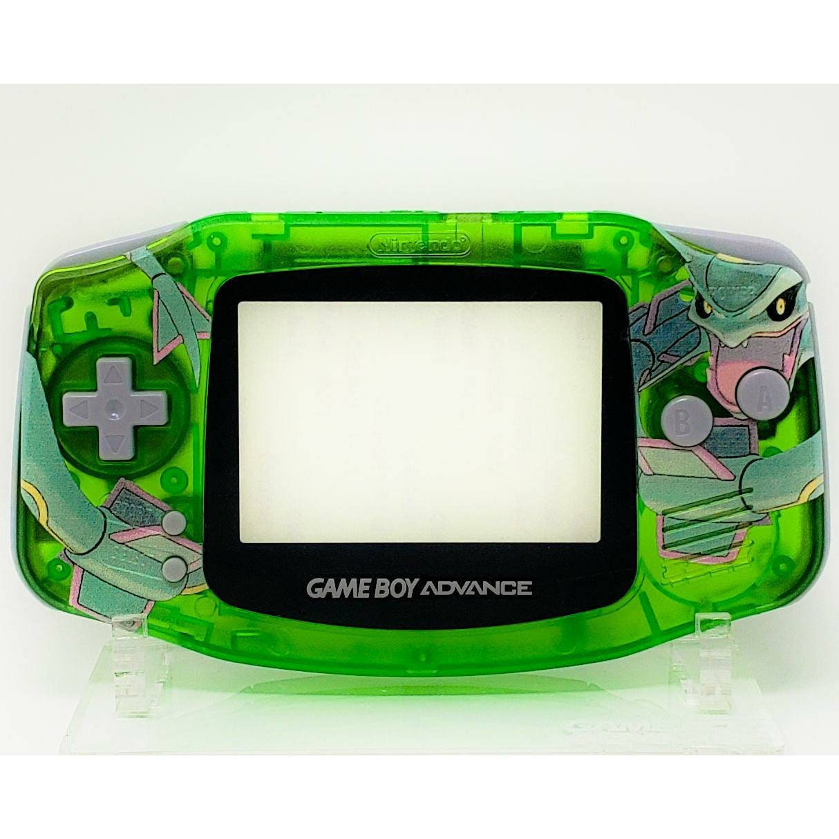 Pokemon Emerald Rayquaza Custom Nintendo Gameboy Advance Shell Etsy