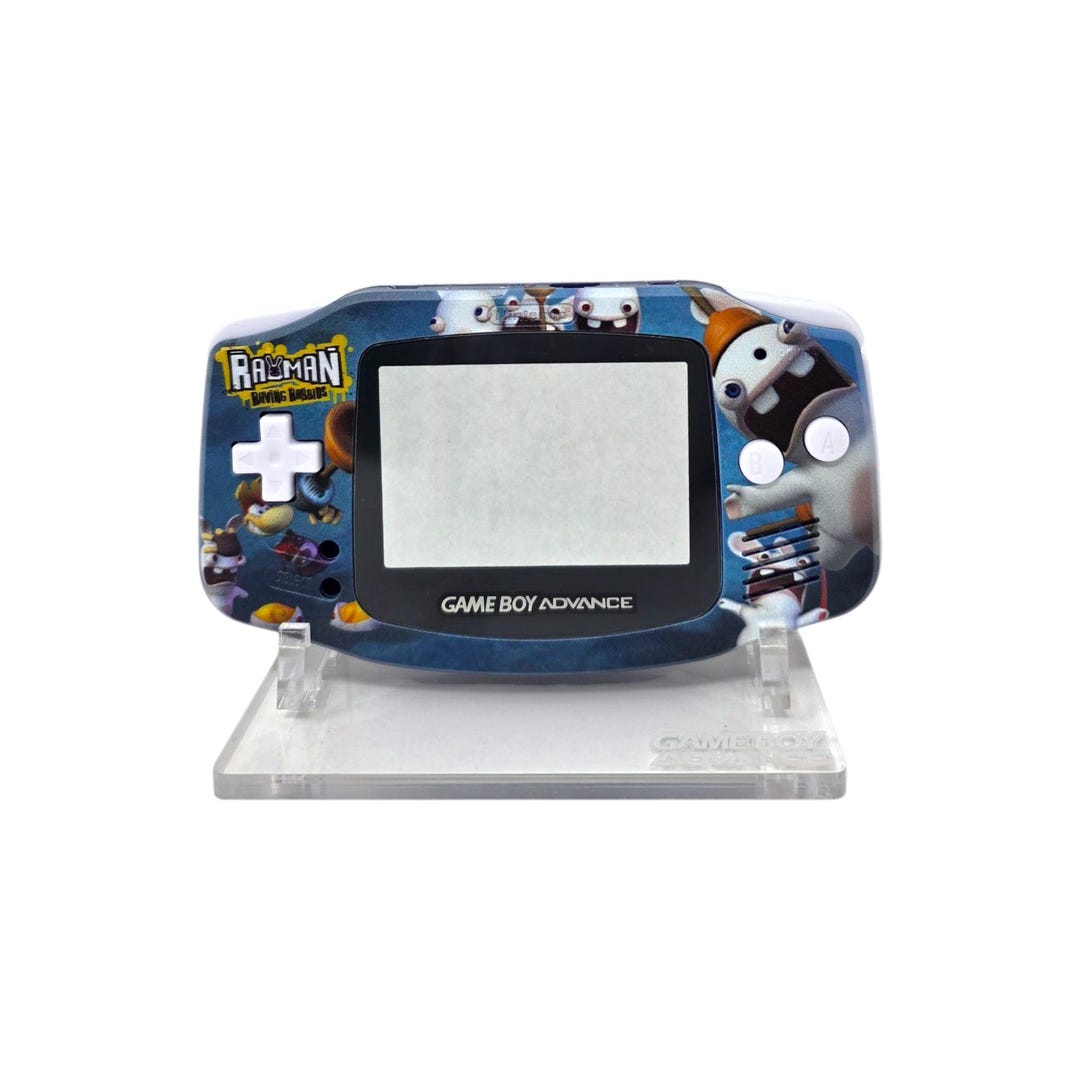 Rayman Raving Rabbids Custom Nintendo Gameboy Advance Shell Housing Gba ...