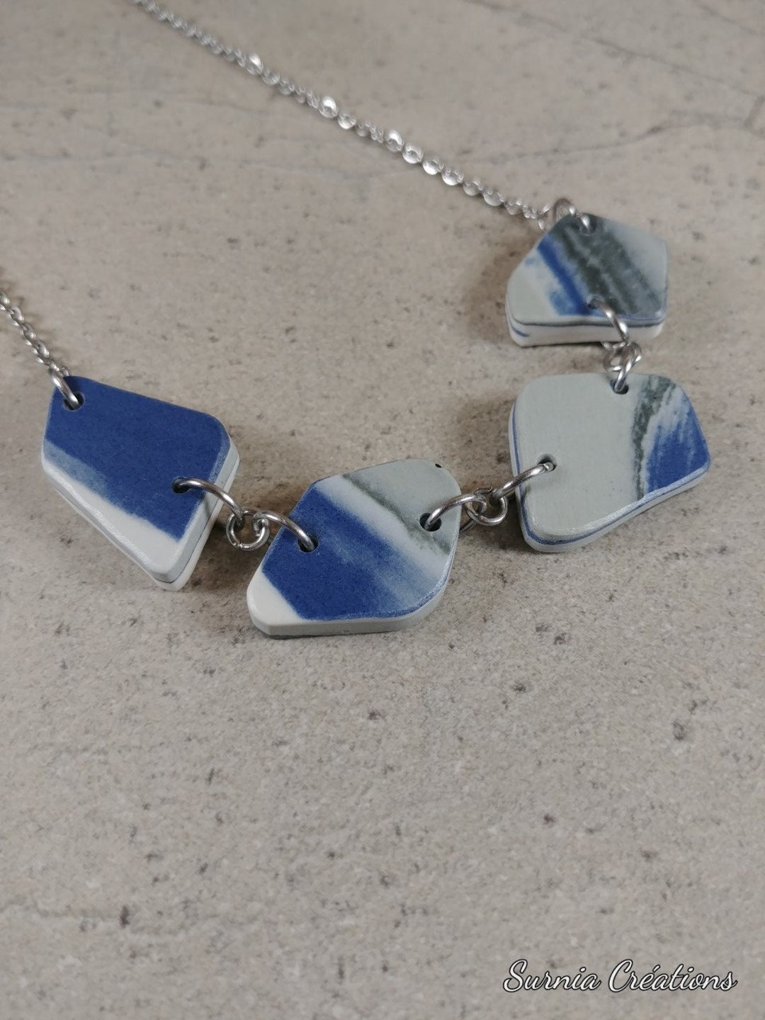 Broken China Necklace, Broken Plate Jewelry, Broken China Pendant