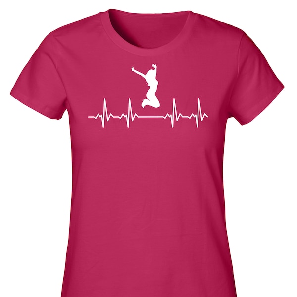 Dancing Dance T-Shirt for Women made of organic cotton hand printed in Germany - perfect dance gift for dancers!