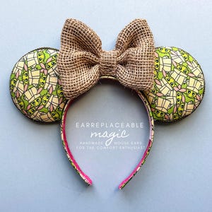 Orejas de Minnie de Baby Yoda de Star Wars, Orejas de Mickey de Yoda, Oreja de Mickey de Mandalorian, Orejas de Mickey de Star Wars, Oreja de ratón de El Niño, Grogu inspirado en Disney