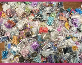 Surprise Grab Bag Beads and Findings Jewelry Making Supply Lot