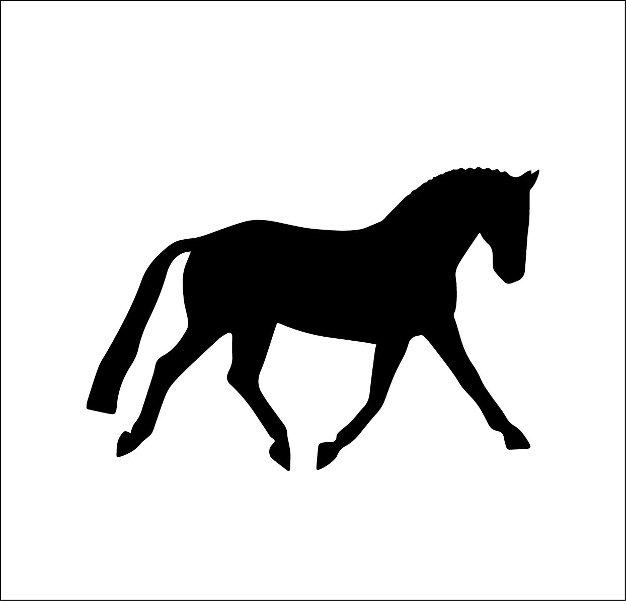 Dressage horse equestrian file svg ai dxf eps png Etsy