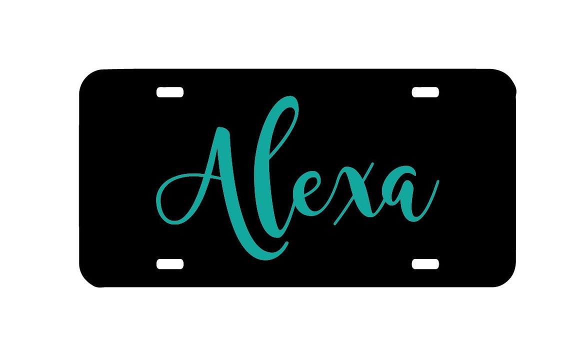 Custom license plate front of car tag vanity license plate Etsy