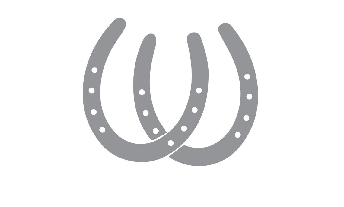 Horseshoe vinyl decal car window sticker horse sticker Etsy