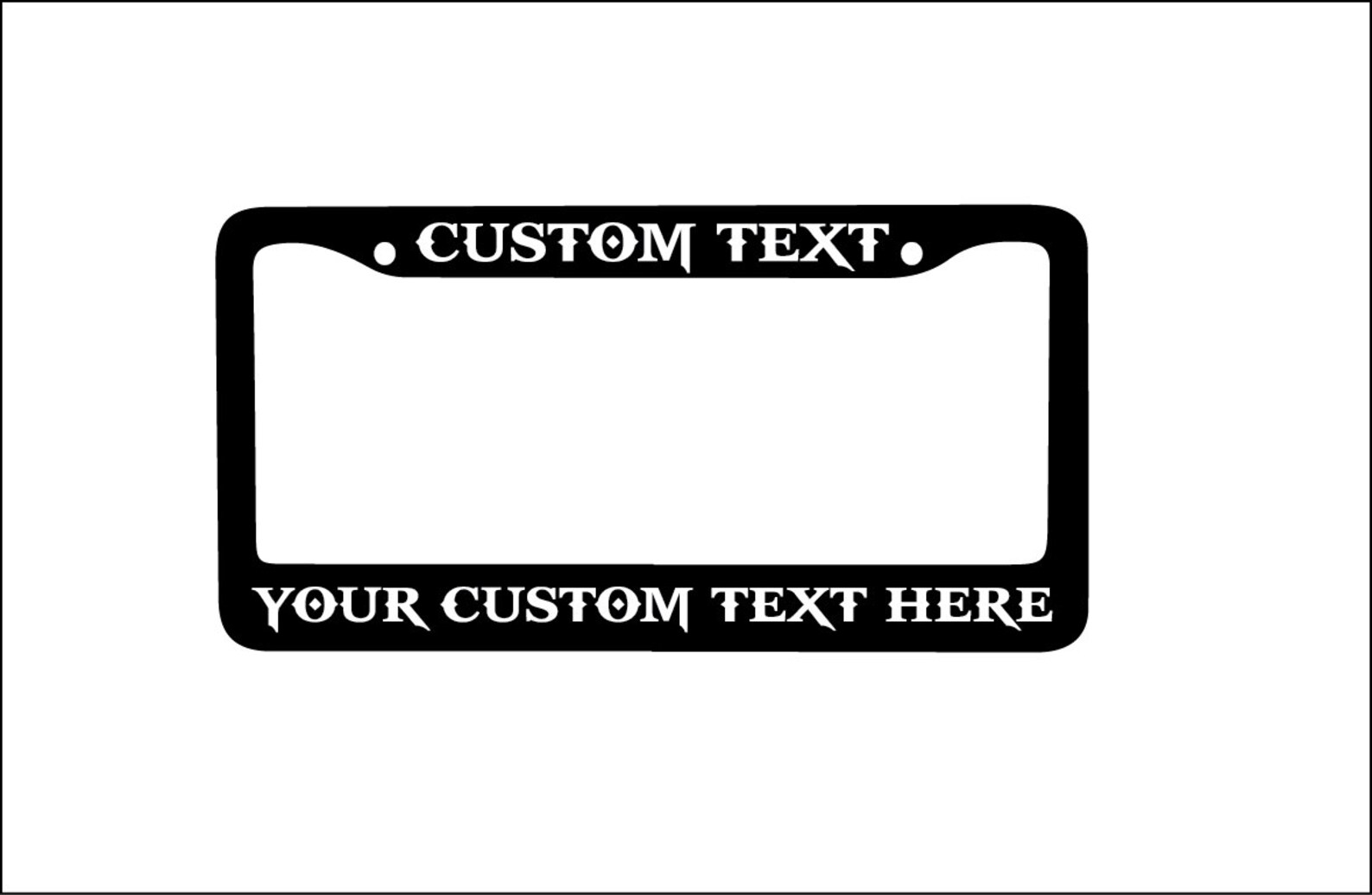 Text plate. Text plate