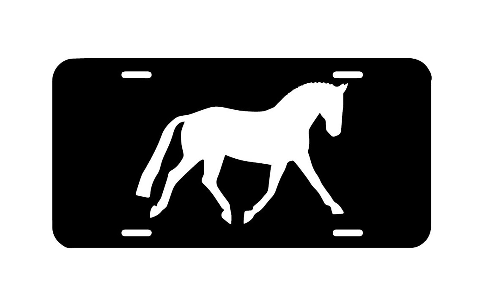 Dressage horse license plate front of car tag vanity license Etsy