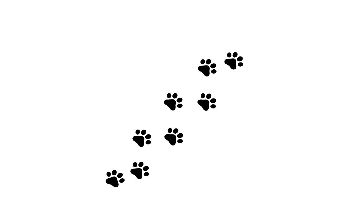 Paw print vinyl decal car window sticker animal adoption Etsy