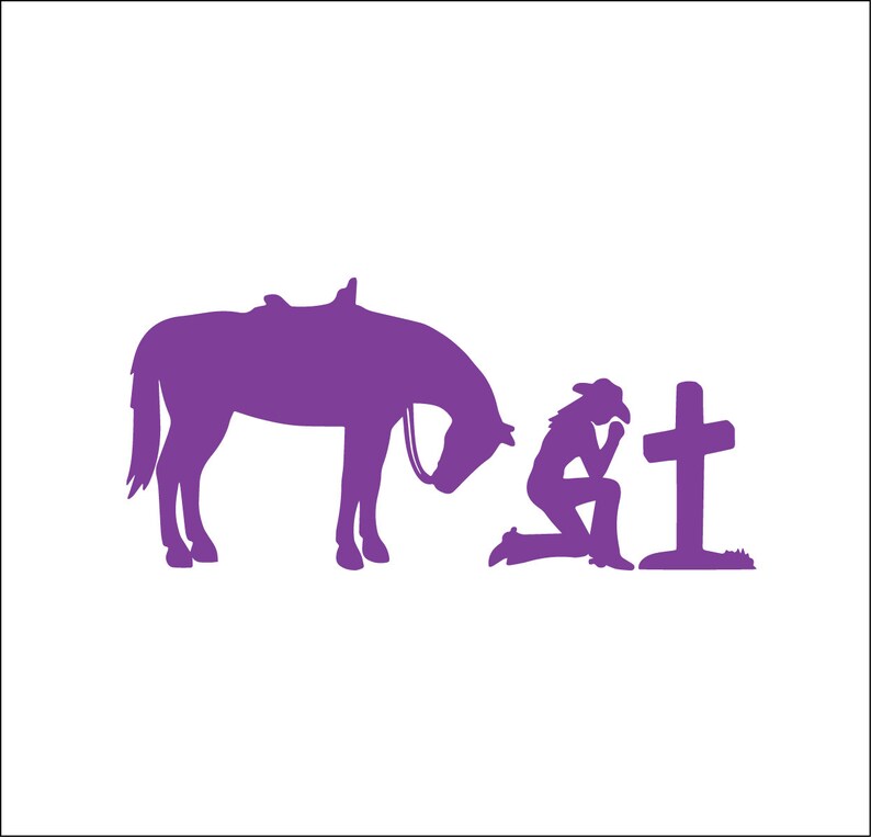 Download Cowgirl horse and cross file svg ai dxf eps png digital | Etsy