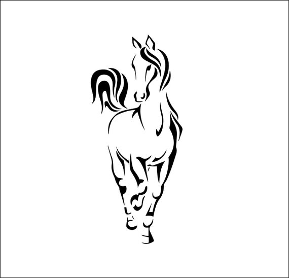 Download Trotting Horse Equestrian File Svg Ai Dxf Eps Png Etsy PSD Mockup Templates