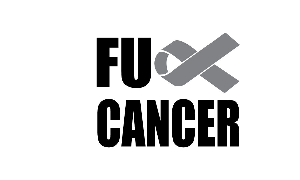 F Cancer Vinyl Decal Car Window Sticker Awareness Ribbon Etsy Australia