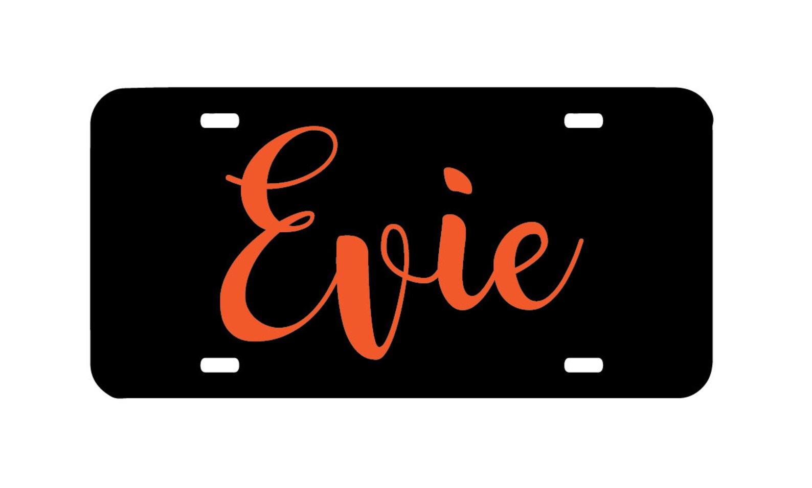 Custom license plate front of car tag vanity license plate Etsy