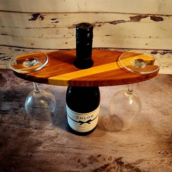 Cedar Wine Glass Caddy Etsy
