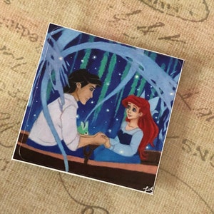 Ariel Eric Kiss the Girl 1 inch Sticker