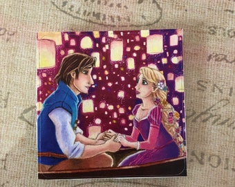 Rapunzel Eugene Lanterns 1 inch Sticker
