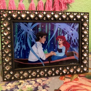 Ariel and Eric Kiss the Girl 4x6 Print