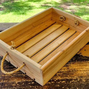 Cedar Garden Crate with Slat Bottom