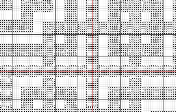 Lemony Lime Geometric Counted Cross Stitch PDF Pattern - Etsy
