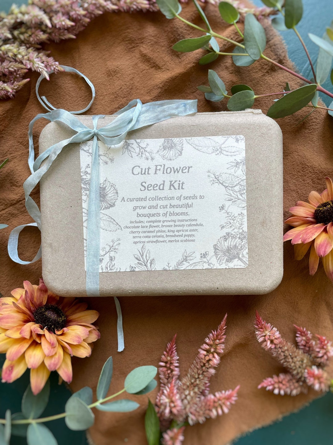 Cut Flower Garden Seed Collection 8 Types of Flower Seeds for Abundant