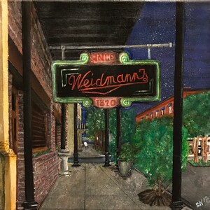 Downtown nights at Weidmanns fine art print