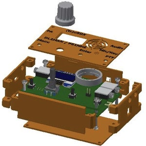 Housing for (tr)uSDX QRP Transceiver