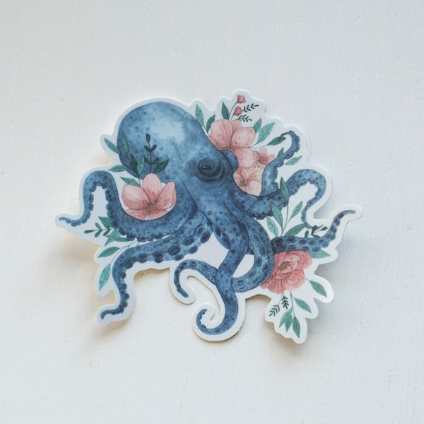 Hologrammsticker "Floral Octopus"