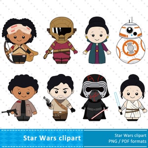Space Wars Cute Clipart,  Space Wars Clip Art, Space Wars Party, Space Wars Digital Clipart, Birthday Clipart, Instant Download