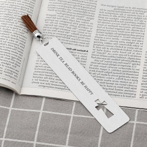 Personalized Bible Bookmark - Confirmation Gift - Cross Bookmark - Metal Bookmark - Confirmation Present - First Holy Communion Bookmark