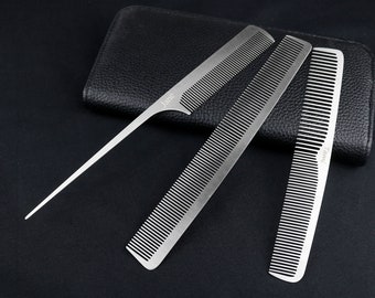 Mother’s Day Gfit, Personalised Women Comb, Hair Salon Comb, Hairdresser Gift, Cutting Combs, Barber Combs, Hairstylist Combs Professional