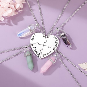 Crystal friendship necklace top