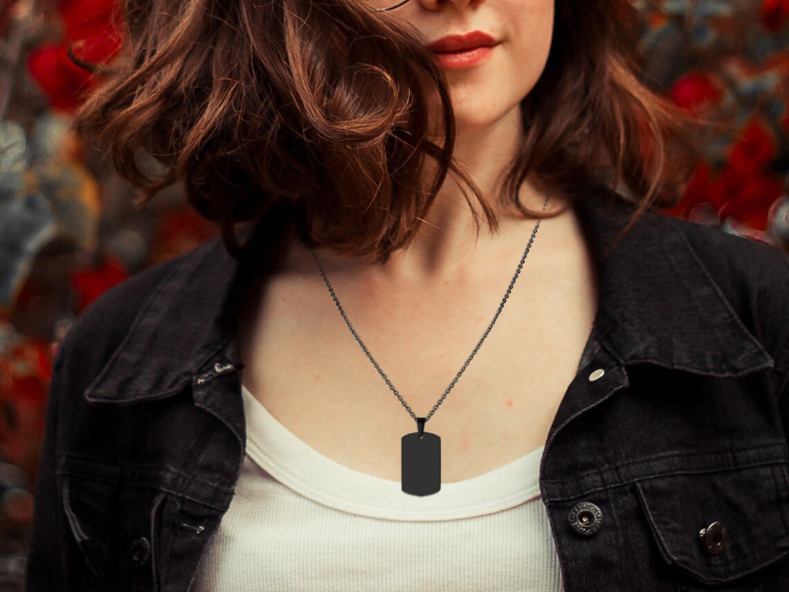 Personalized Dog Tag Cremation Jewelry Cremation Necklace Etsy