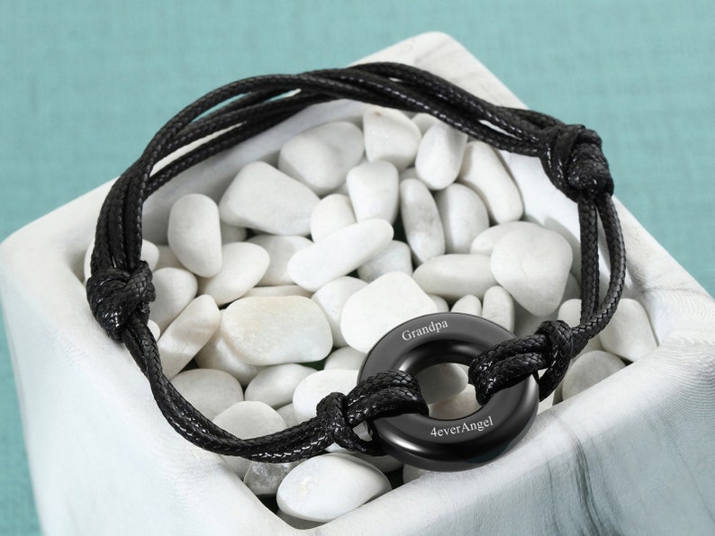 Urn Bracelet Custom Engraved Bracelet Eternity Circle of Etsy