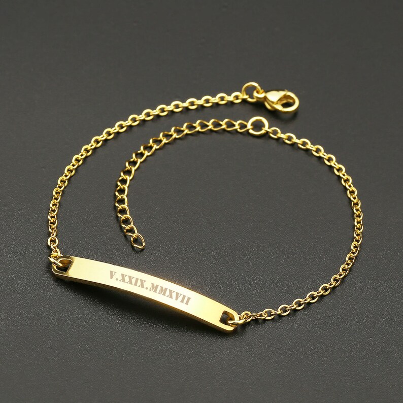 Personalized Bar Bracelet,Skinny Bar Bracelet,Coordinates Bracelet,Bridemaid Gift,Engraved Gold Bracelet,Monogram Bracelet,Wedding Gift