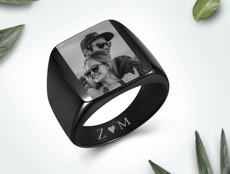 Custom photo ring