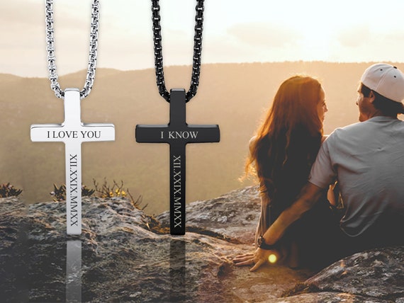 Couple Cross Necklaces Setmen's Cross 