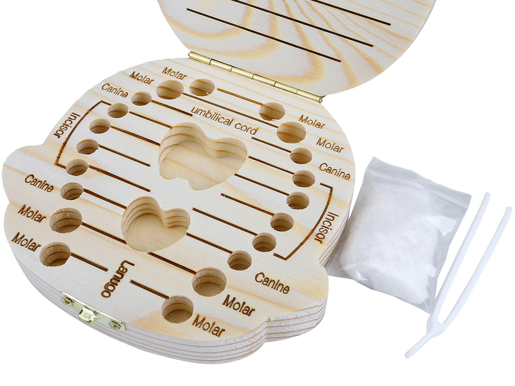 Caja de dientes para bebés organizador de dientes de leche | Etsy