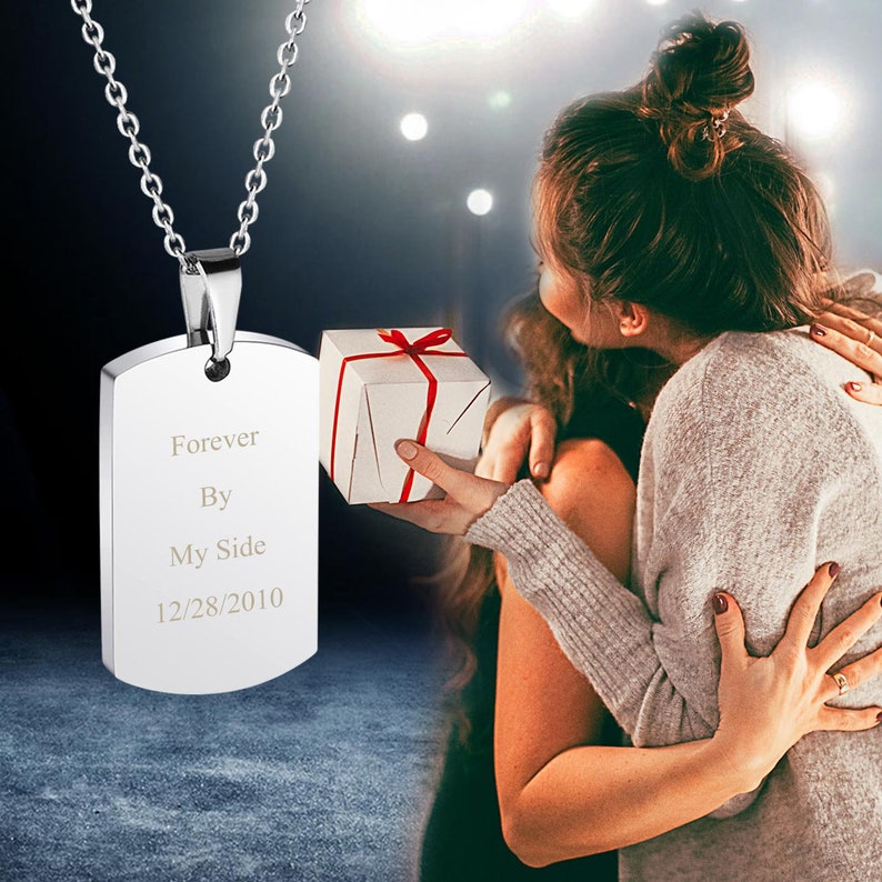 Personalized Dog Tag Cremation Jewelry Cremation Necklace Etsy