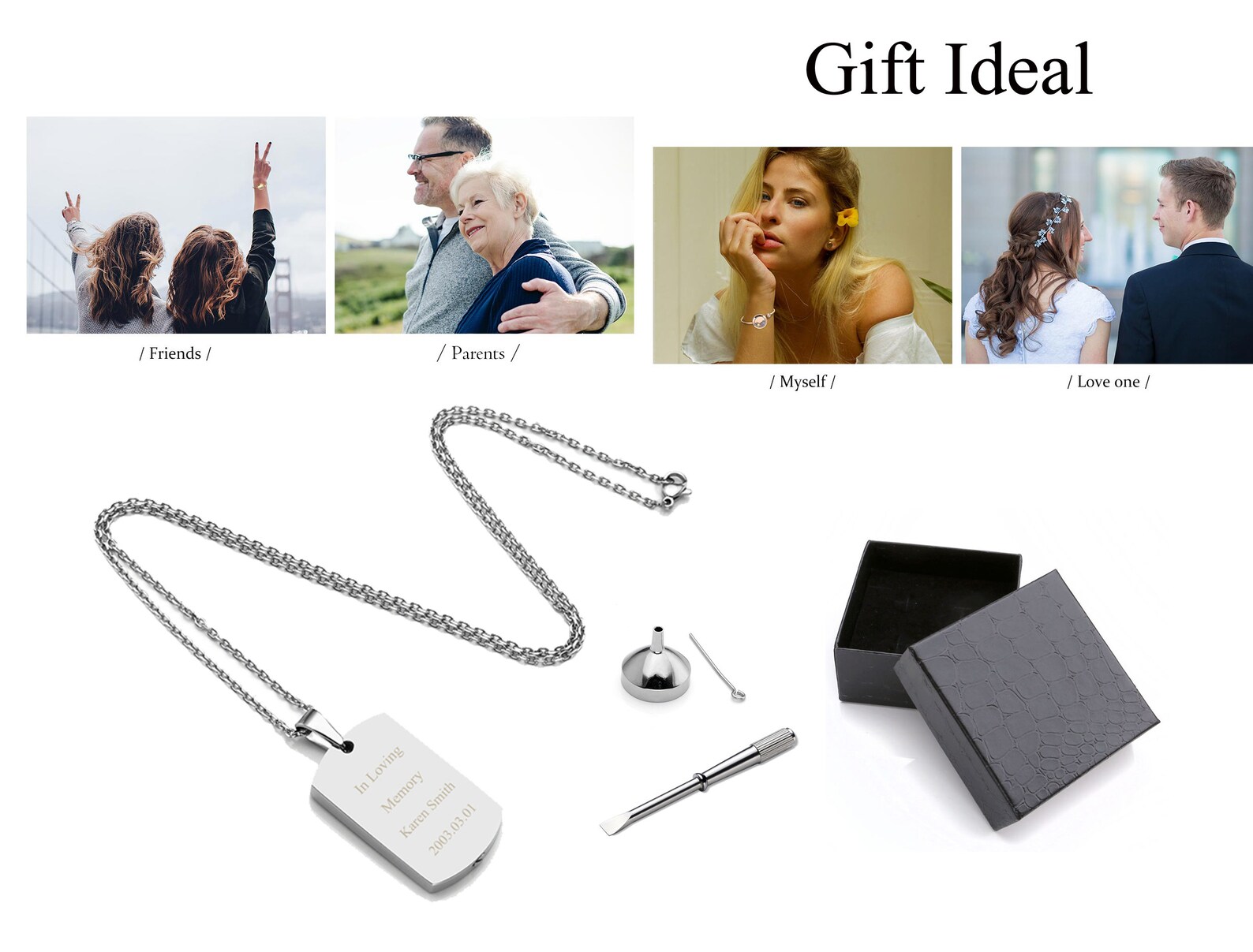 Personalized Dog Tag Cremation Jewelry Cremation Necklace Etsy