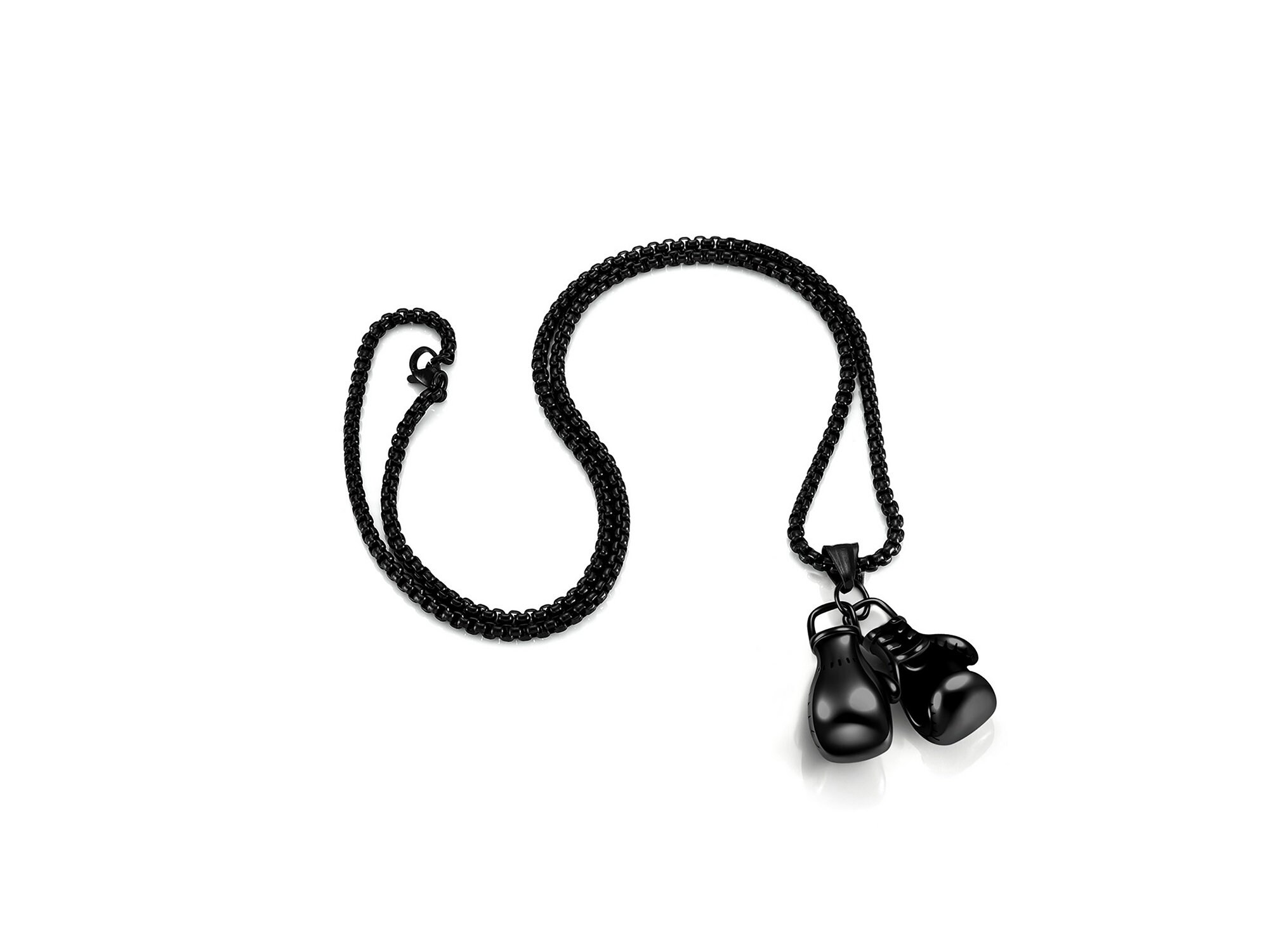 Boxing Glove Necklace Personalized Men Necklace Best Friend Etsy