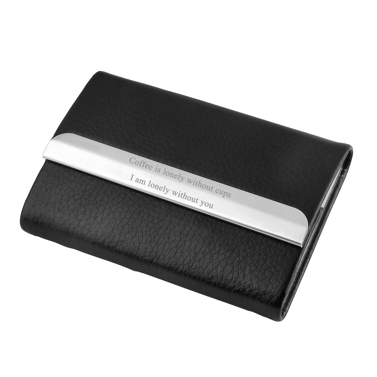 Personalized Business Card Holder Leather Card Holder Etsy